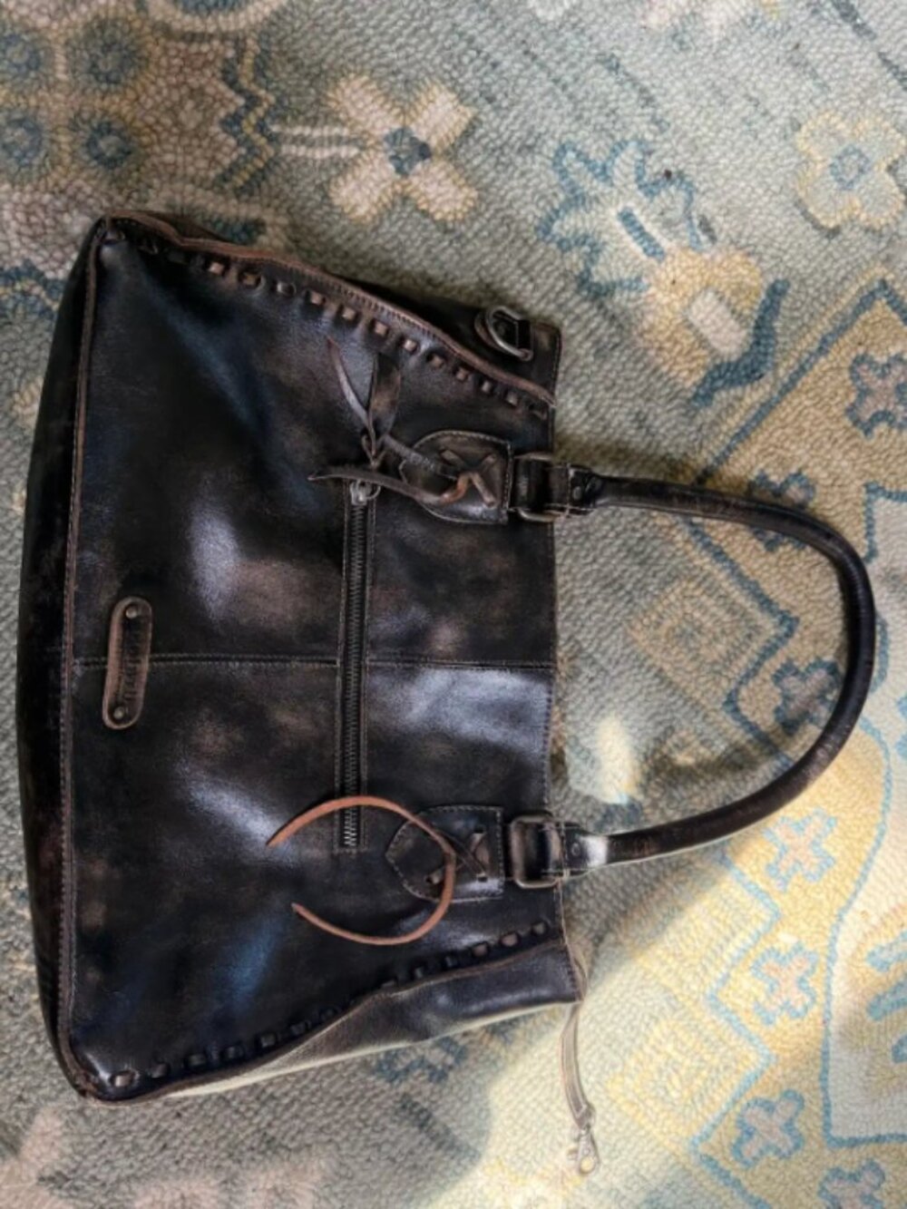 Bed Stu Rockababy Leather Shoulder Bag - EUC - Picture 2 of 4